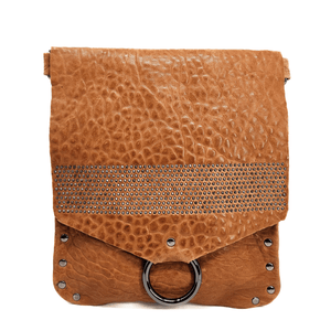 Dylan Cognac Leather Cross Body Bag