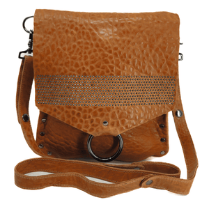 Dylan Cognac Leather Cross Body Bag